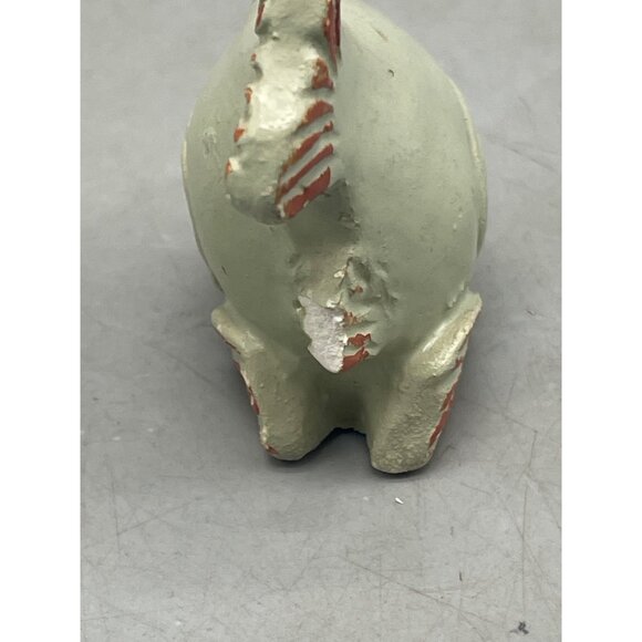 vintage salt pepper shakers fish green hand painted 2" READ - Picture 6 of 9